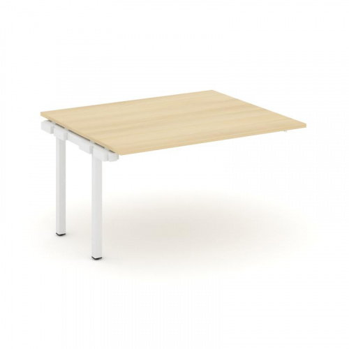 Style Project Проходной наб. элем. перег. стола SN-5P.NSPRG-033.3 Дуб Наварра/Металл Белый 1380*1180 фото 23