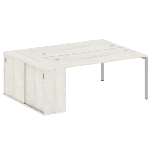 Бенч-система с шкафом-купе на П-обр. м/к Metal System Quattro 40БП.РС-СШК-1.4 фото 6 Бенч-система с шкафом-купе на П-обр. м/к Metal System Quattro 40БП.РС-СШК-1.4 фото 6