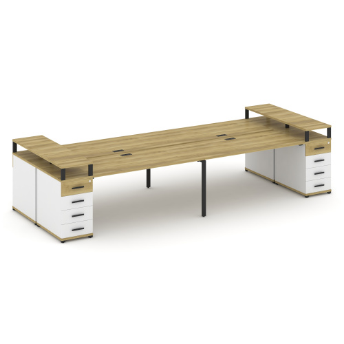 Бенч-система на 4 места с 2 опорными тумбами Concept CN.DRS-444 фото 6