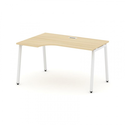 Style Project Стол рабочий эргоном. SN-4A.SPA-021(L) Антрацит/Металл Антрацит 1380*800/980*750 фото 15