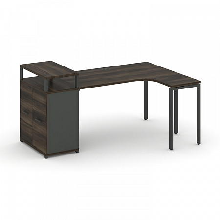 Стол эргономичный с опорным распашным шкафом Concept CN.SA-211(R)