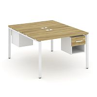 Бенч-система на 2 места с подвесными тумбами Concept CN.DRS-118