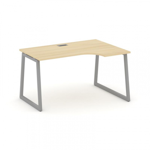 Style Project Стол рабочий эргоном. SN-4T1.SPA-002(R) Акация Лорка/Металл Антрацит/Заглушка Пластик фото 26