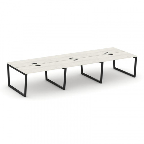 Style Project Рабочая станция 2-х сторон. SN-5T2.DRS-073 Акация Лорка/Металл Антрацит/Заглушка Пласт фото 8