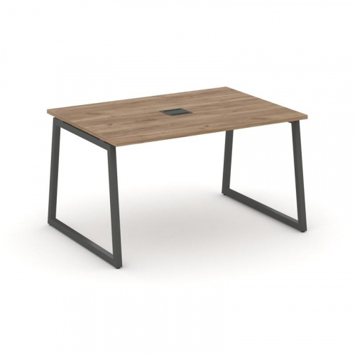 Style Project Стол переговорный SN-4T1.SPRG-004 Акация Лорка/Металл Антрацит/Заглушка Металл Антраци фото 23