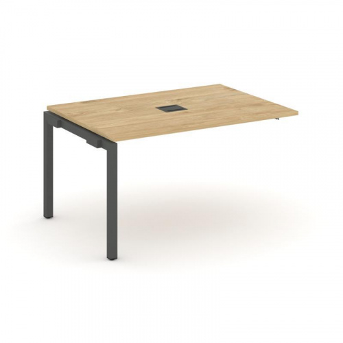 Style Project Проходной наб. элем. перег. стола SN-5P.NSPRG-004 Тиквуд Светлый/Металл Белый 1580*980 фото 4