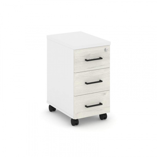 Style Project Тумба мобильная з/с ЛХДФ SN.TM-004 Акация Лорка/Черный Ручки 320*460*611 фото 5