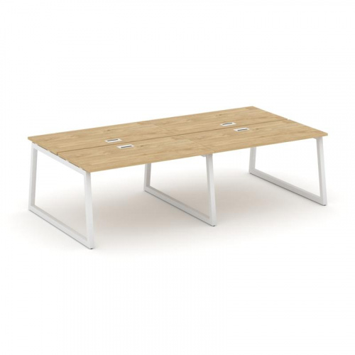 Style Project Рабочая станция 2-х сторон. SN-5T1.DRS-044 Акация Лорка/Металл Антрацит/Заглушка Пласт фото 3