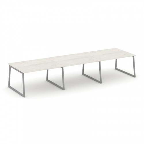 Style Project Стол переговорный SN-4T1.SPRG-053.3 Акация Лорка/Металл Антрацит 4410*1180*750 фото 12