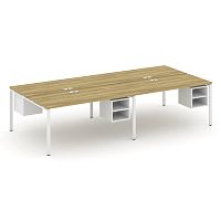 Бенч-система на 4 места с подвесными тумбами Concept CN.DRS-128