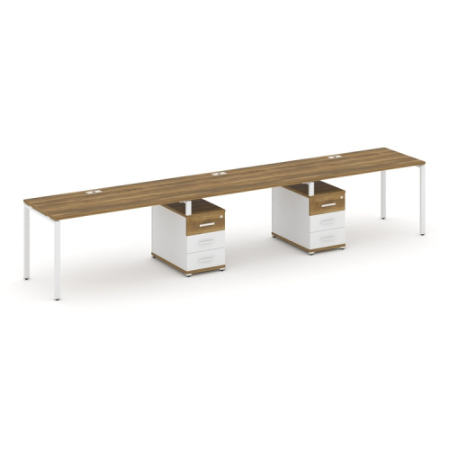 Бенч-система на 3 места с 2 опорными тумбами Concept CN.ORS-335 фото 8