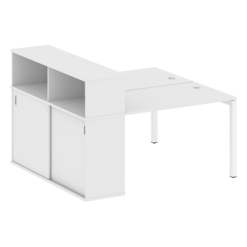 Бенч-система с шкафом-купе на П-обр. м/к Metal System Quattro 50БП.РС-СШК-2.2 фото 13