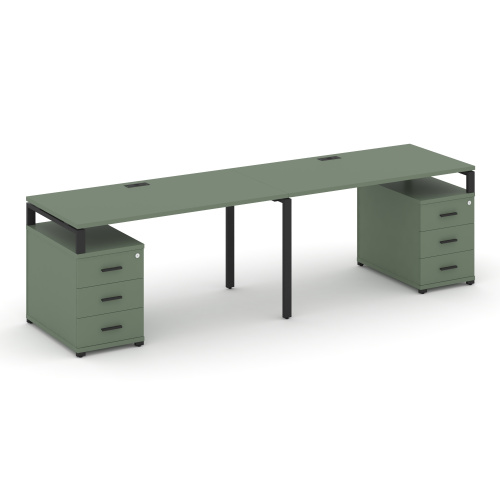 Бенч-система на 2 места с 2 опорными тумбами Concept CN.ORS-317