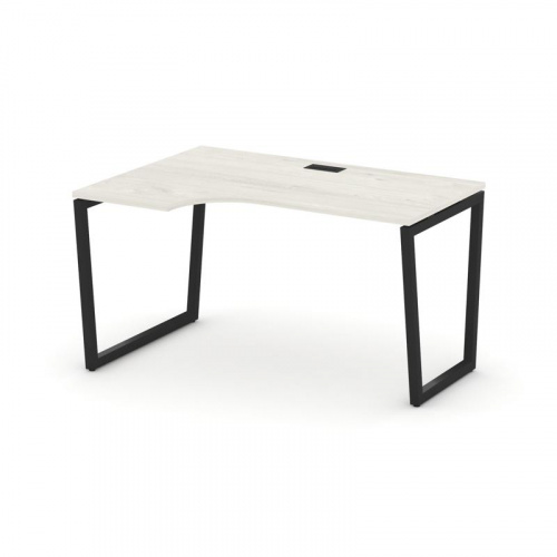 Style Project Стол рабочий эргоном. SN-4T2.SPA-021(L) Акация Лорка/Металл Антрацит/Заглушка Пластик фото 7