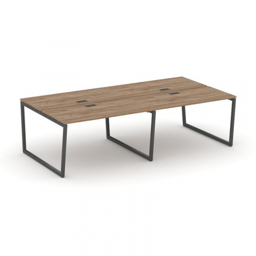 Style Project Рабочая станция 2-х сторон. SN-4T2.DRS-044 Акация Лорка/Металл Антрацит/Заглушка Пласт фото 23