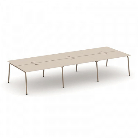 Бенч-система на 6 мест Estetica ES.D.RS-6.3-LK