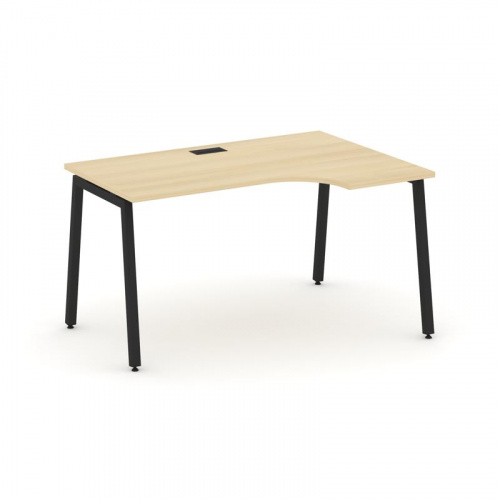 Style Project Стол рабочий эргоном. SN-4A.SPA-001(R) Белый/Металл Белый 1380*600/980*750 фото 2