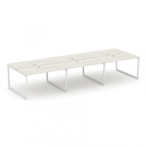 Style Project Рабочая станция 2-х сторон. SN-4T2.DRS-073 Акация Лорка/Металл Антрацит/Заглушка Пласт фото 12