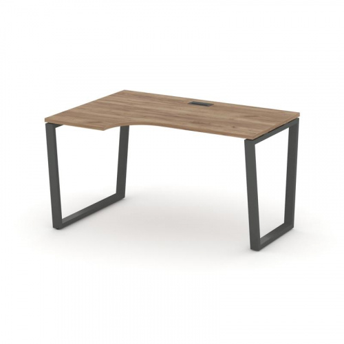 Style Project Стол рабочий эргоном. SN-6T2.SPA-001(L) Акация Лорка/Металл Антрацит/Заглушка Пластик фото 23