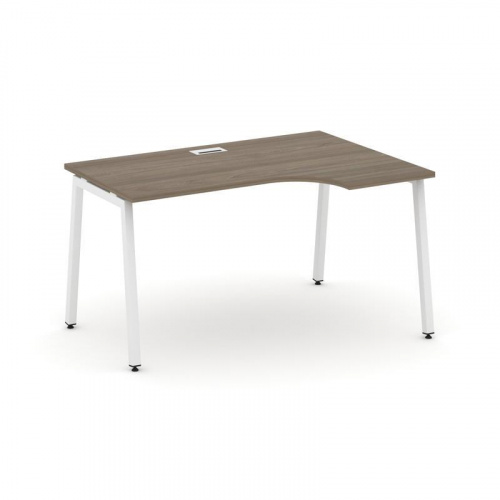 Style Project Стол рабочий эргоном. SN-4A.SPA-001(R) Белый/Металл Белый 1380*600/980*750 фото 16