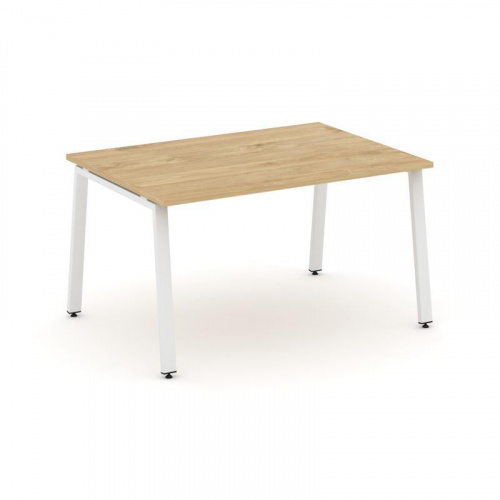 Style Project Стол переговорный SN-6A.SPRG-004.3 Дуб Наварра/Металл Белый 1580*980*750 фото 24