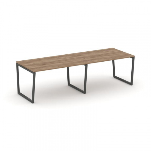 Style Project Стол переговорный SN-4T2.SPRG-013.3 Акация Лорка/Металл Антрацит 2760*980*750 фото 23