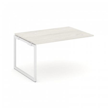 Style Project Проходной наб. элем. перег. стола SN-4O.NSPRG-003.3 Дуб Наварра/Металл Белый 1380*980*