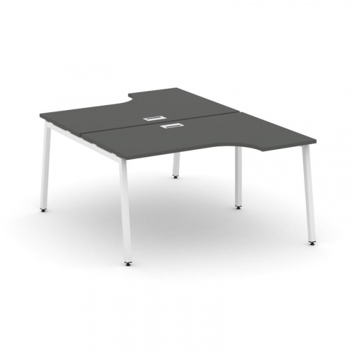 Style Project Рабочая станция эргоном. SN-4A.DRPA-021 Тиквуд Светлый/Металл Антрацит 1380*1632/1992* фото 23