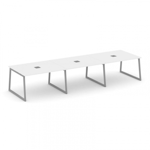 Style Project Стол переговорный SN-4T1.SPRG-054 Акация Лорка/Металл Антрацит/Заглушка Металл Антраци фото 16