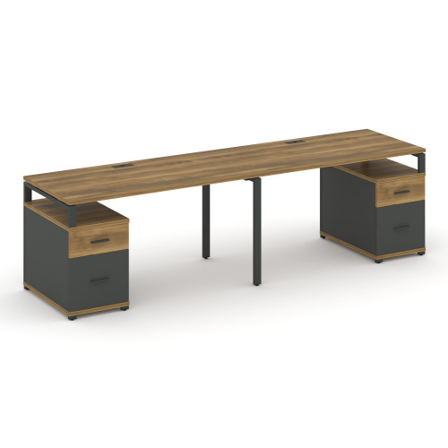 Бенч-система на 2 места с 2 опорными тумбами Concept CN.ORS-324