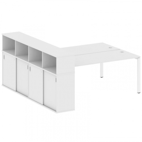 Бенч-система с шкафом-купе на П-обр. м/к Metal System БП.РС-СШК-4.5 фото 8