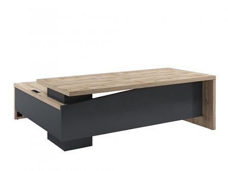 Стол руководителя с опорной тумбой Т-22.1000ПР с блоком розеток