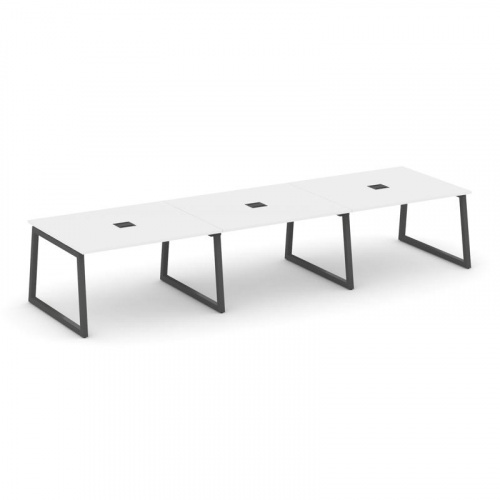 Style Project Стол переговорный SN-5T1.SPRG-052 Акация Лорка/Металл Антрацит/Заглушка Металл Антраци фото 26