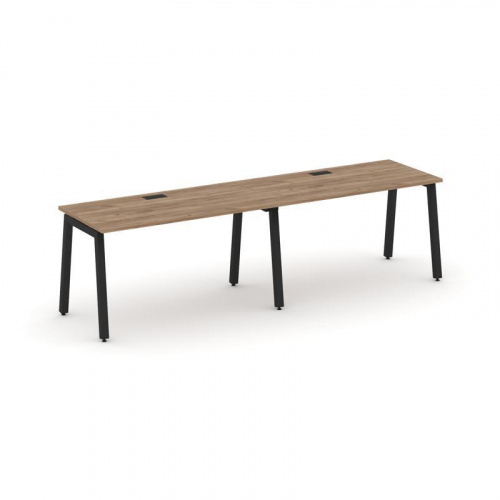 Style Project Рабочая станция 1 сторон. SN-5A.ORS-002 Дуб Табак/Металл Белый 2360*600*750 фото 3