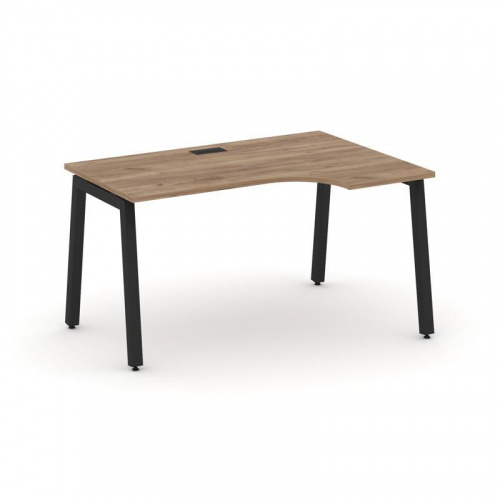 Style Project Стол рабочий эргоном. SN-5A.SPA-012(R) Антрацит/Металл Белый 1580*700/980*750 фото 8 Style Project Стол рабочий эргоном. SN-5A.SPA-012(R) Антрацит/Металл Белый 1580*700/980*750 фото 8