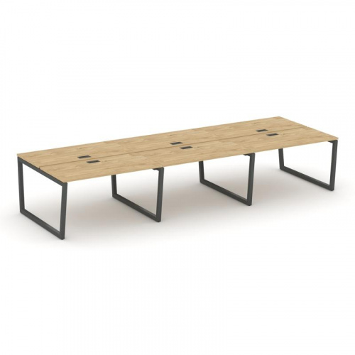 Style Project Рабочая станция 2-х сторон. SN-5T2.DRS-073 Акация Лорка/Металл Антрацит/Заглушка Пласт фото 22