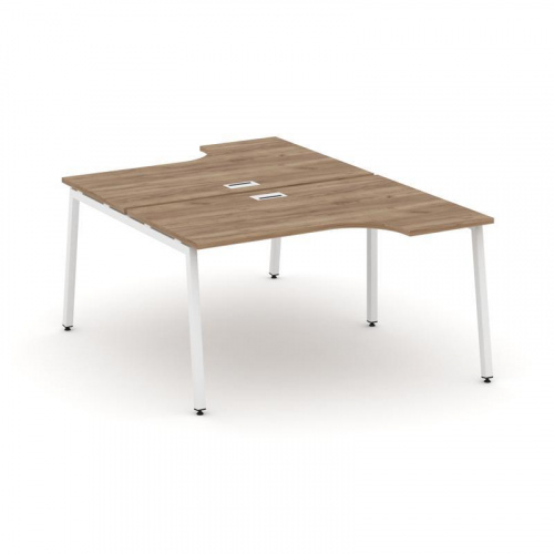 Style Project Рабочая станция эргоном. SN-4A.DRPA-021 Тиквуд Светлый/Металл Антрацит 1380*1632/1992* фото 22