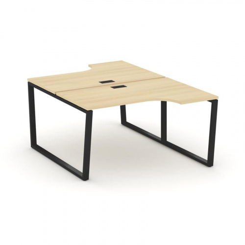 Style Project Рабочая станция эргоном. SN-6T2.DRPA-021 Акация Лорка/Металл Антрацит/Заглушка Пластик фото 4