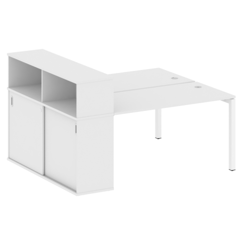 Бенч-система с шкафом-купе на П-обр. м/к Metal System Quattro 50БП.РС-СШК-2.3 фото 13