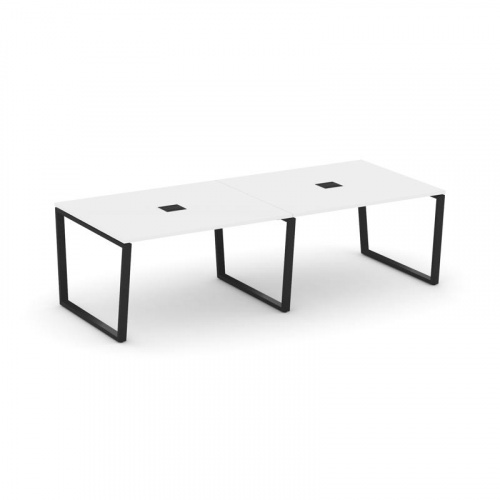 Style Project Стол переговорный SN-6T2.SPRG-044 Акация Лорка/Металл Антрацит/Заглушка Металл Антраци фото 7