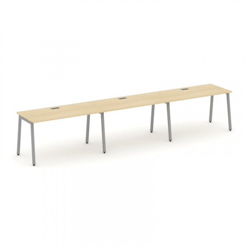 Style Project Рабочая станция 1 сторон. SN-4A.ORS-033 Дуб Табак/Металл Белый 4140*600*750 фото 10