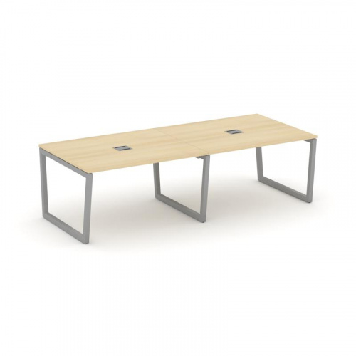 Style Project Стол переговорный SN-5T2.SPRG-044 Акация Лорка/Металл Антрацит/Заглушка Металл Антраци фото 20