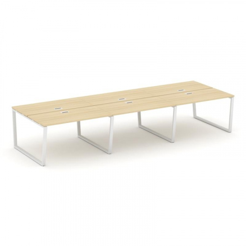 Style Project Рабочая станция 2-х сторон. SN-6T2.DRS-062 Акация Лорка/Металл Антрацит/Заглушка Пласт фото 21