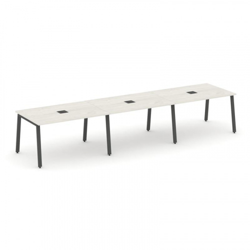 Style Project Стол переговорный SN-6A.SPRG-021 Белый/Металл Антрацит 2940*980*750 фото 16