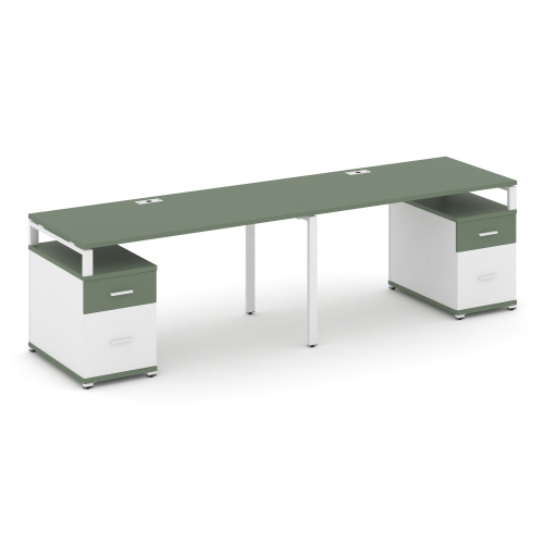 Бенч-система на 2 места с 2 опорными тумбами Concept CN.ORS-324 фото 5