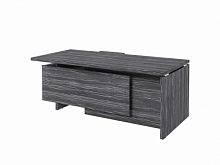 Стол с опорной тумбой FI-119R.DD Древесина Графит