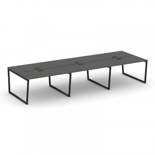 Style Project Рабочая станция 2-х сторон. SN-4T2.DRS-073 Акация Лорка/Металл Антрацит/Заглушка Пласт фото 4