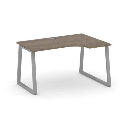 Style Project Стол рабочий эргоном. SN-6T1.SPA-021(R) Акация Лорка/Металл Антрацит/Заглушка Пластик фото 14