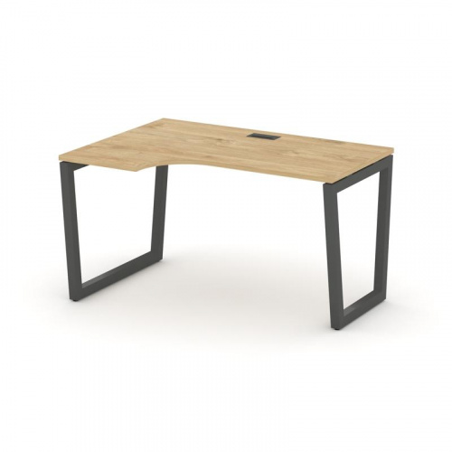 Style Project Стол рабочий эргоном. SN-5T2.SPA-011(L) Акация Лорка/Металл Антрацит/Заглушка Пластик фото 22