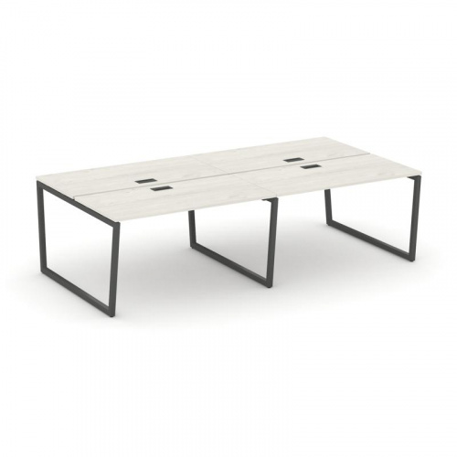 Style Project Рабочая станция 2-х сторон. SN-4T2.DRS-044 Акация Лорка/Металл Антрацит/Заглушка Пласт фото 24